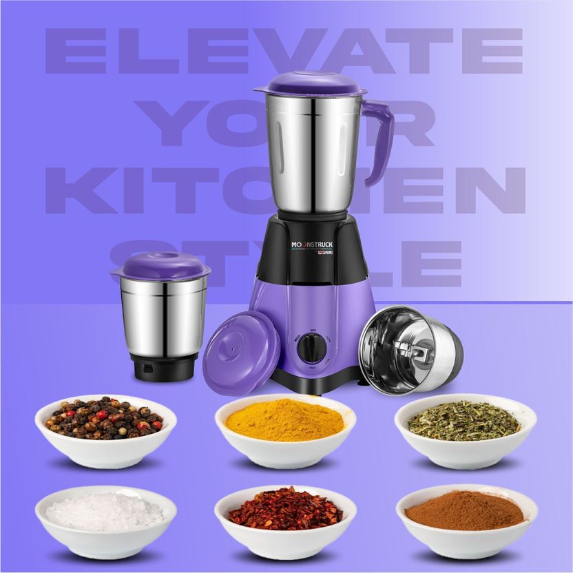 Moonstruck Dusk 3 Jar 750W Juicer Mixer Grinder Pack of 750 - Image 4