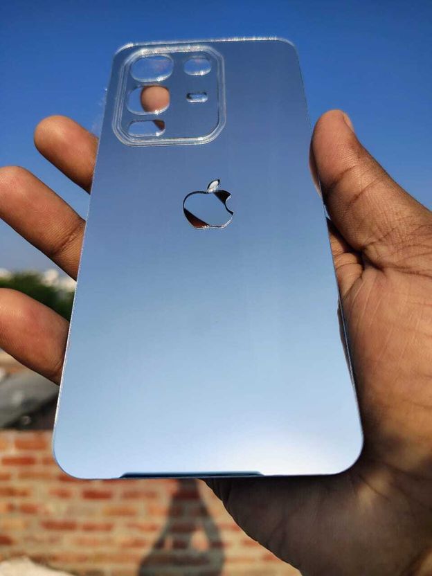 MOKPLZ Infinix Note 50S Silver Mirror Back Panel - Image 3