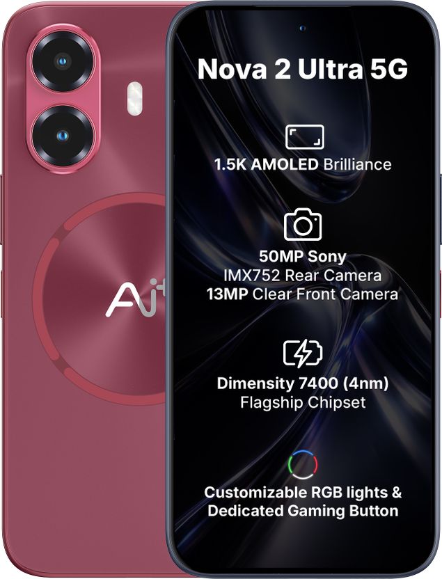 Ai+ Nova 2 Ultra 5G 128GB 6GB RAM Red - Image 1