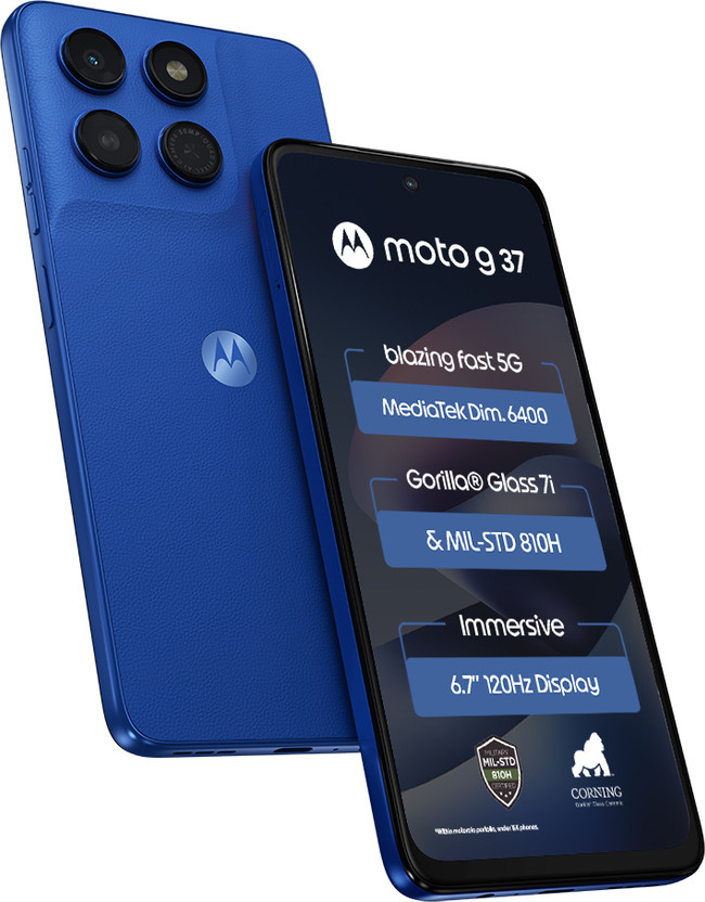 MOTOROLA g37 (PANTONE Nautical Blue, 64 GB)