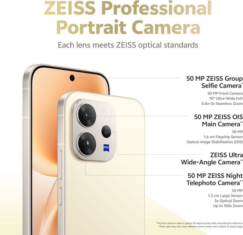 vivo V70 256GB 12GB RAM Lemon Yellow - Image 9