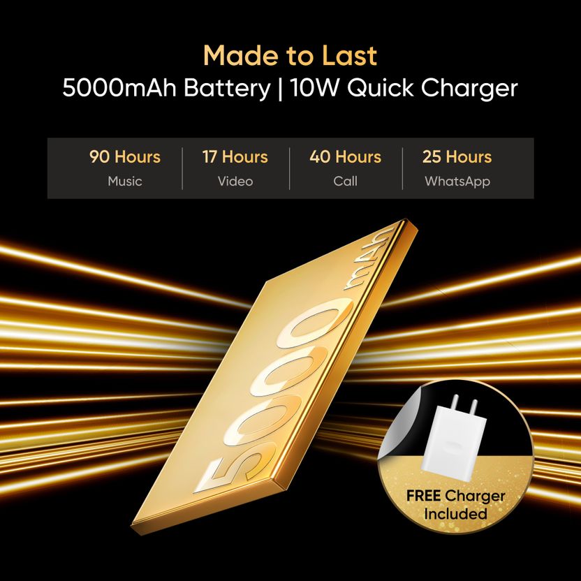 realme C63 5G 128GB 8GB RAM Starry Gold - Image 6