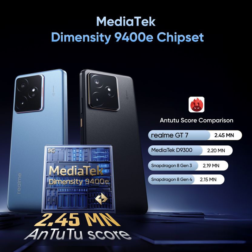 realme GT 7 256GB 12GB RAM Icesense Black - Image 5