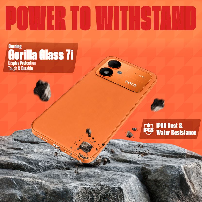 POCO M8 Power 5G 128GB 6GB RAM Orange - Image 7