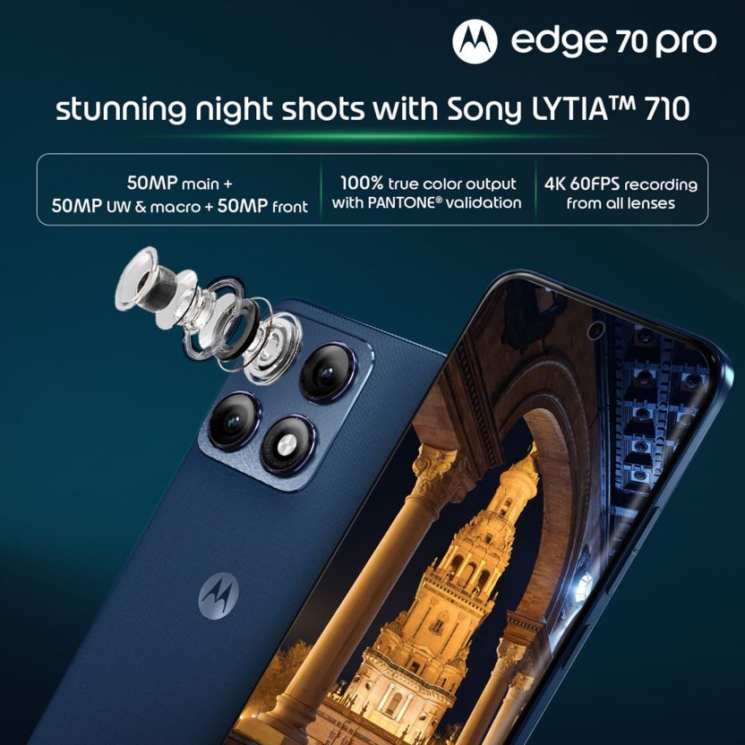 Motorola Edge 70 Pro Blue 256GB - Image 8