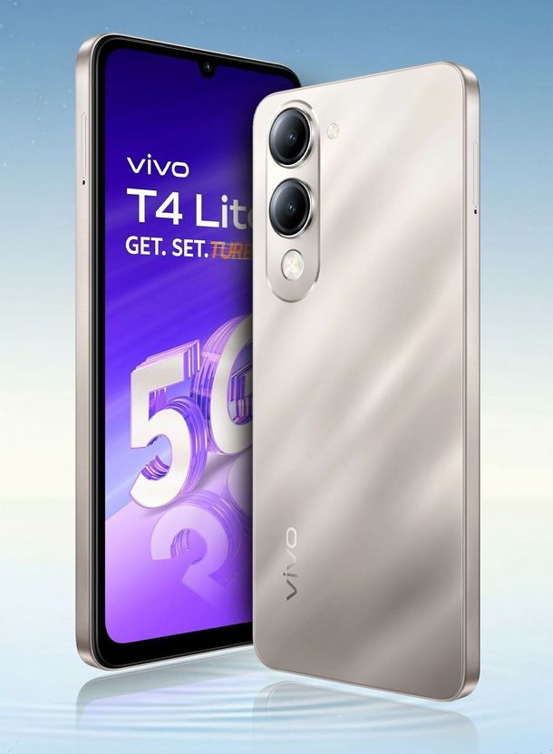 vivo T4 Lite 5G (128 GB, 4 GB RAM, Gold) - Image 1