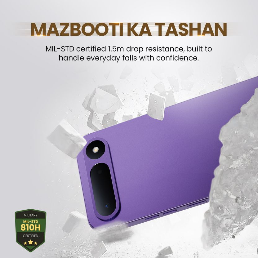 Tecno Spark 50 5G (Fantasy Purple, 128 GB, 4 GB RAM) - Image 4