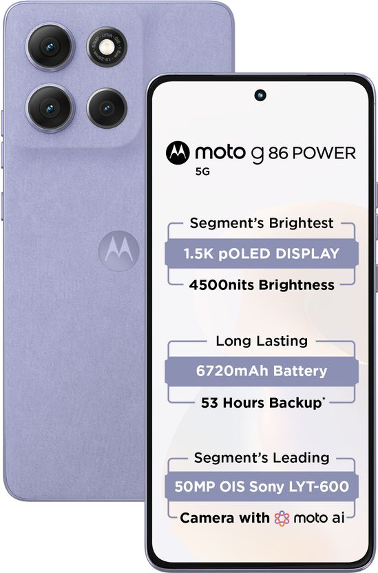 Motorola G86 Power 5G 128GB 8GB RAM Cosmic Sky - Image 3