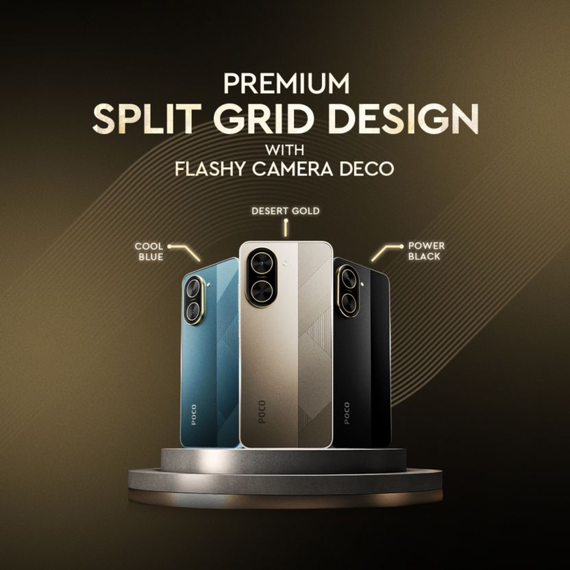 POCO C71 128GB 6GB RAM Power Black - Image 6