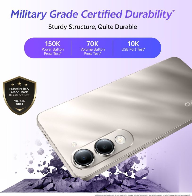 vivo T4 Lite 5G (128 GB, 4 GB RAM, Gold) - Image 5