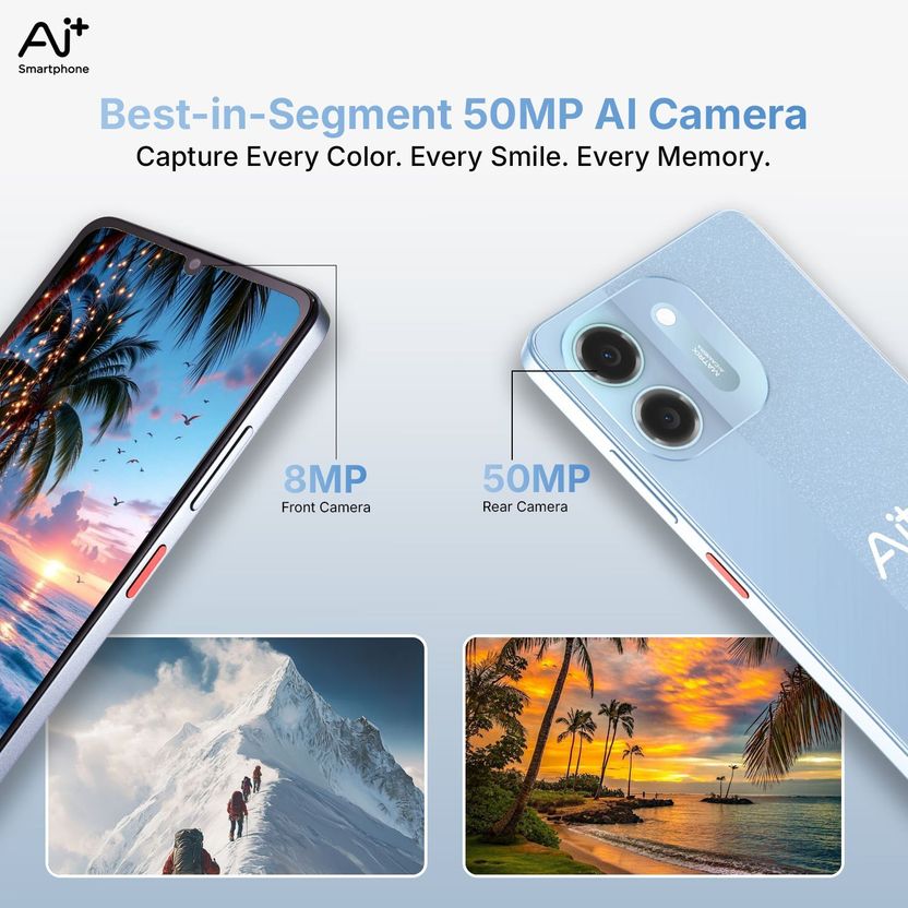 Ai+ Pulse 2 (128 GB, 6 GB RAM, Blue) - Image 4