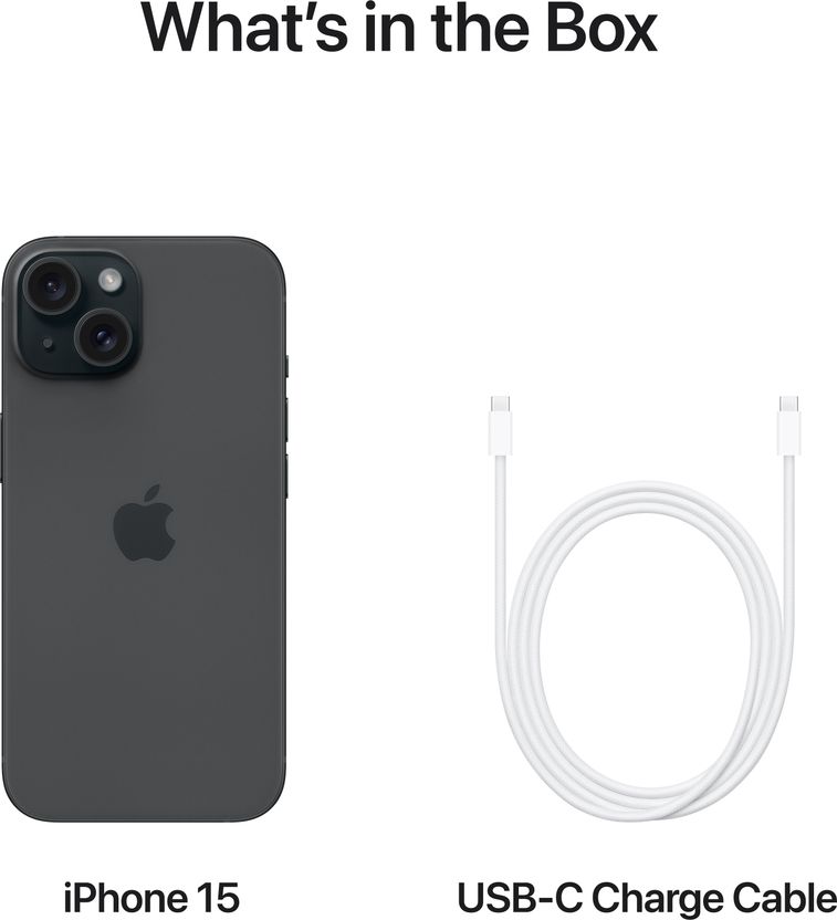 Apple iPhone 15 Black 128GB - Image 9