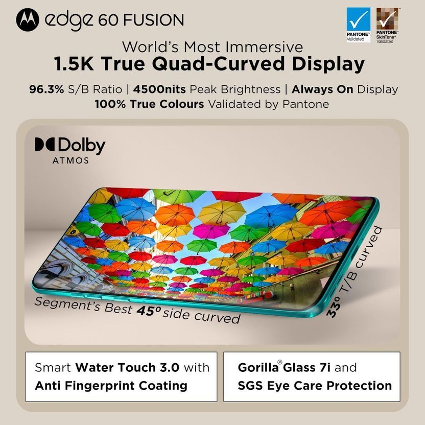 Motorola Edge 60 Fusion 5G 256GB 12GB RAM - Image 5