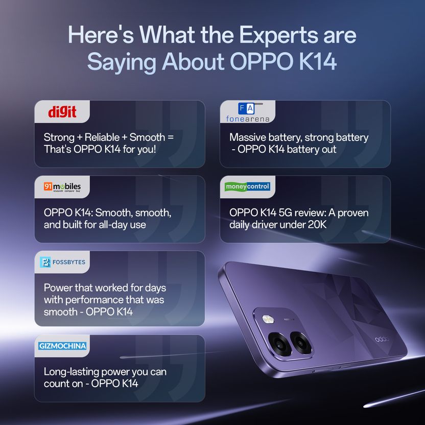 OPPO K14 5G 128GB 6GB RAM Prism Violet - Image 3