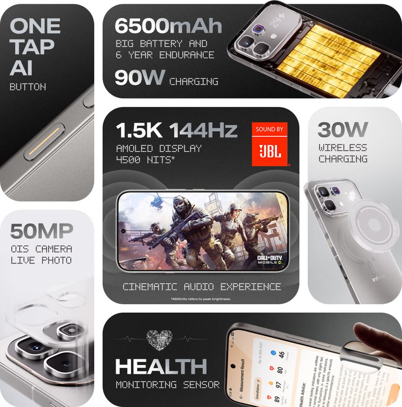 Infinix NOTE 60 Pro 256GB 8GB RAM - Image 3