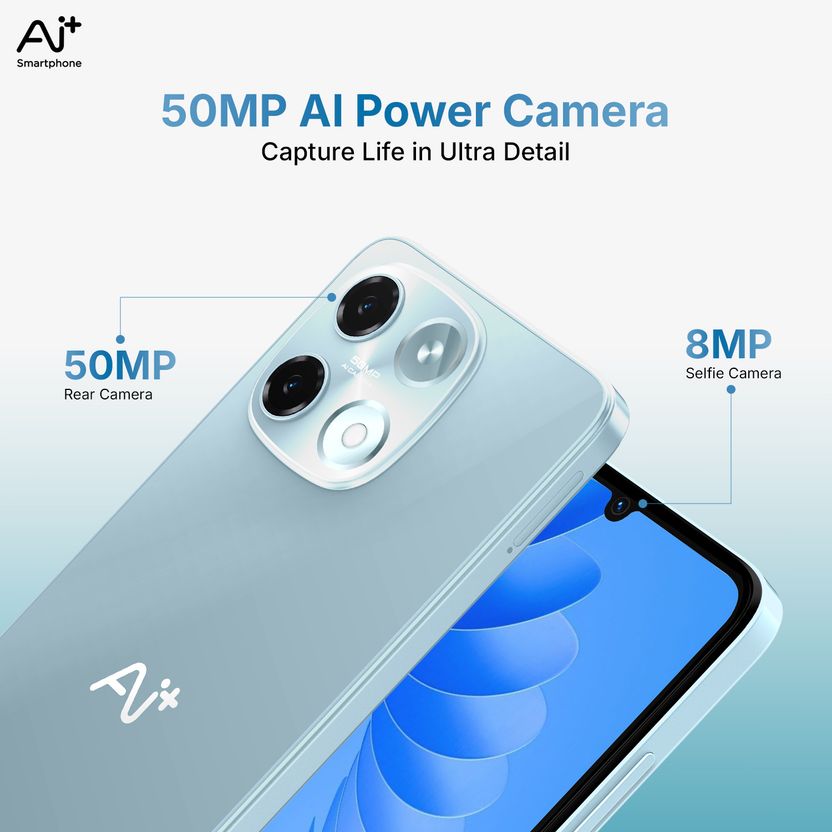 Ai+ Nova 2 5G 64GB 4GB RAM Blue - Image 3