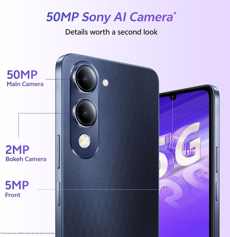 vivo T4 Lite 5G 128GB 4GB RAM Prism Blue - Image 7