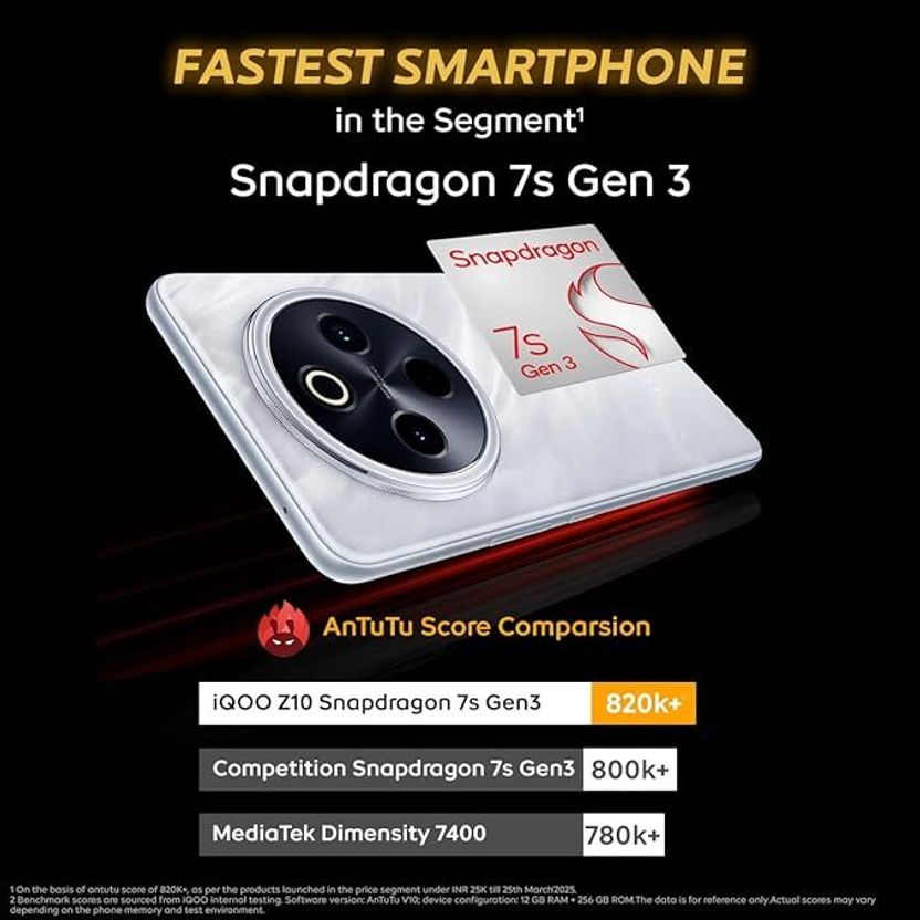 IQOO Z10 5G 128GB 8GB RAM Silver - Image 2