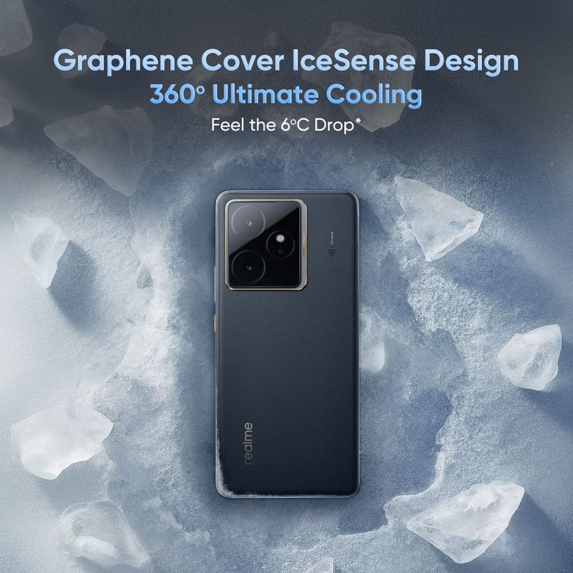 realme GT 7 256GB 12GB RAM Icesense Black - Image 9
