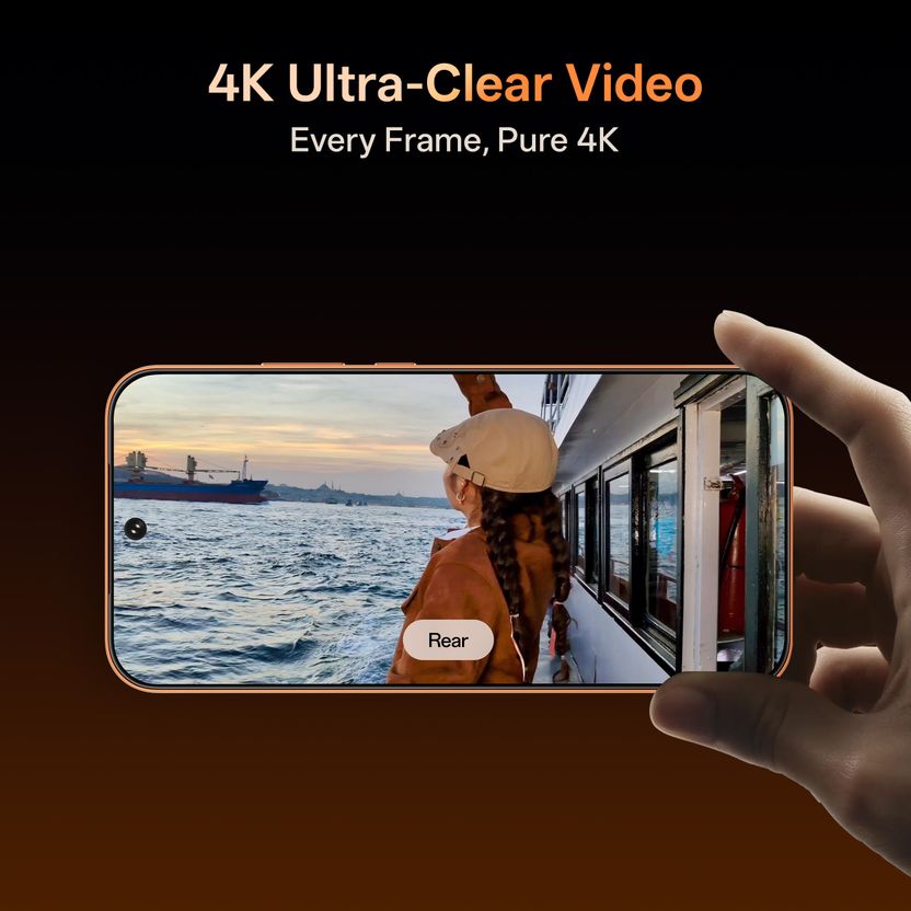 OPPO K14 Plus 5G (Solar Orange, 128GB, 6GB RAM) - Image 9