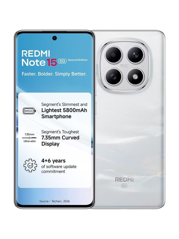Redmi Note 15 SE 5G 128GB 8GB RAM Frosted White - Image 1
