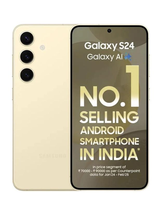 Samsung Galaxy S24 128GB 8GB RAM Amber Yellow - Image 1