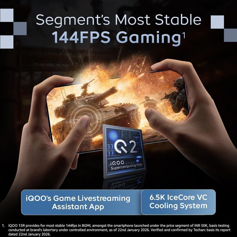 IQOO 15R 5G 256GB 8GB RAM - Image 3
