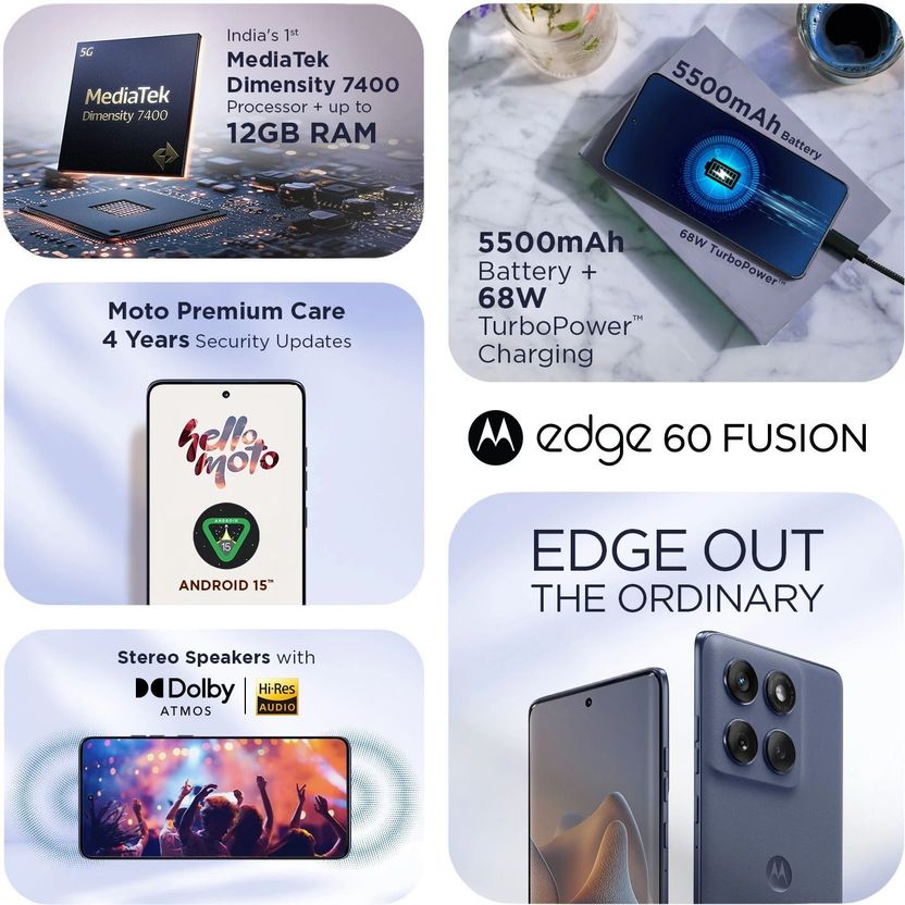 Motorola Edge 60 Fusion 5G 256GB 12GB RAM - Image 4