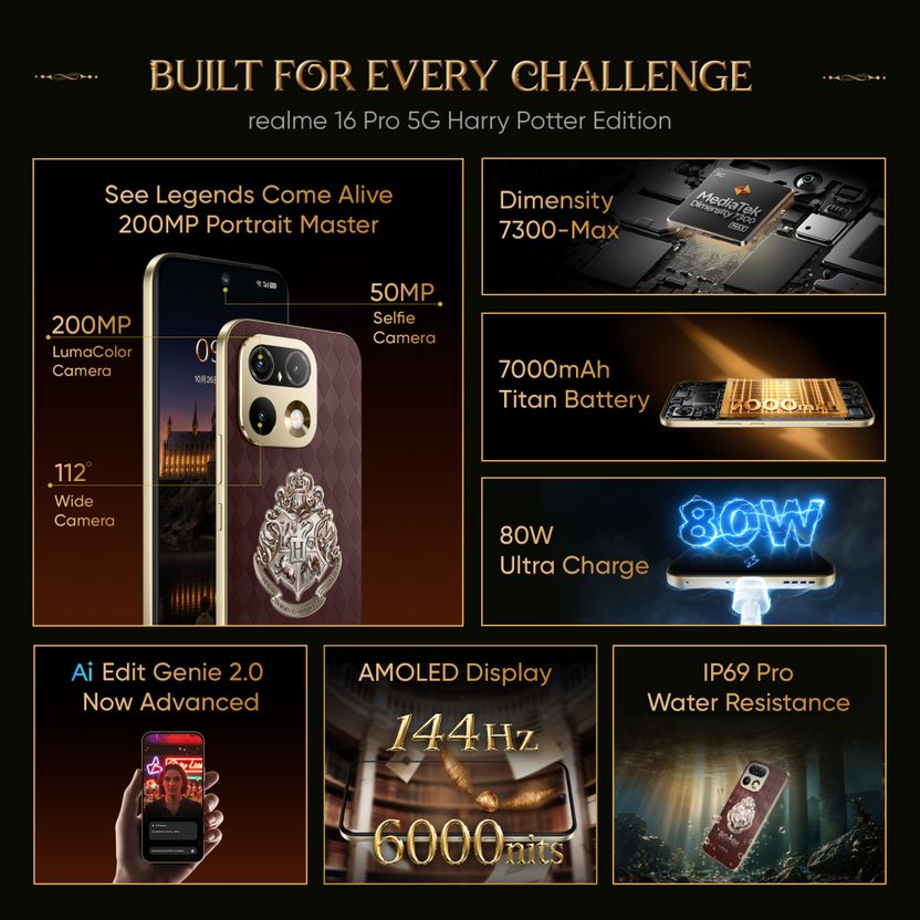 realme 16 Pro 5G 256GB Magic Brown - Image 4