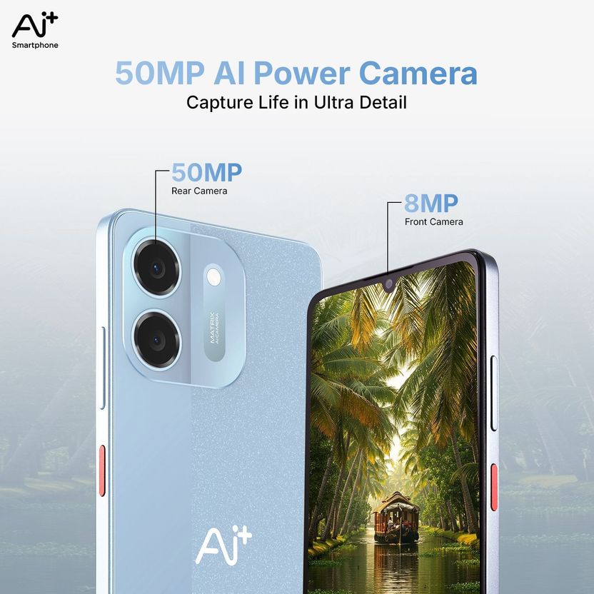 Ai+ Pulse 2 (128 GB, 6 GB RAM, Blue) - Image 6