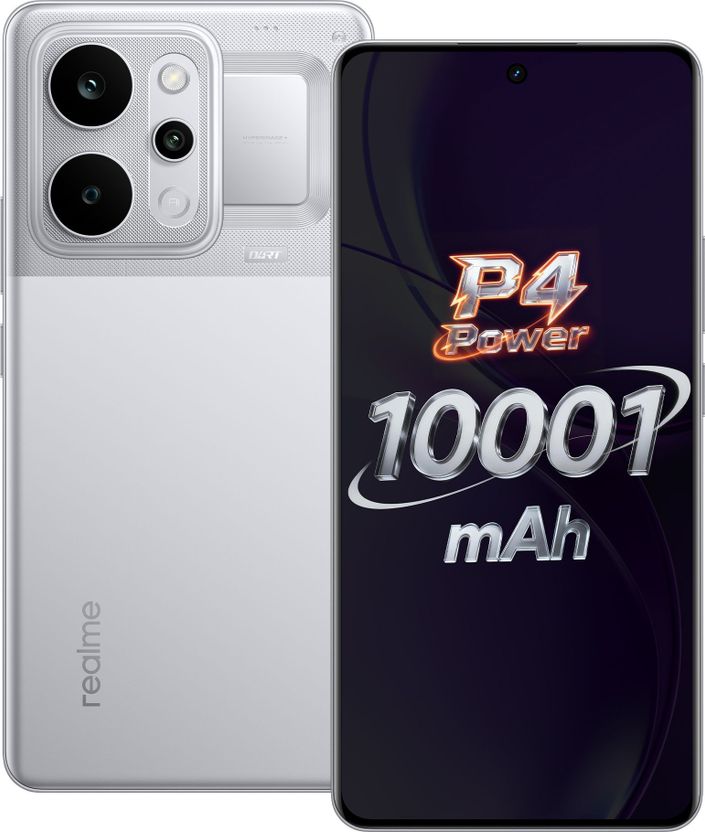 realme P4 Power 5G 128GB 8GB RAM TransSilver - Image 1