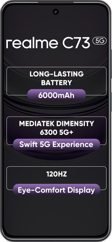 realme C73 5G (Onyx Black, 128 GB, 4 GB RAM) - Image 7