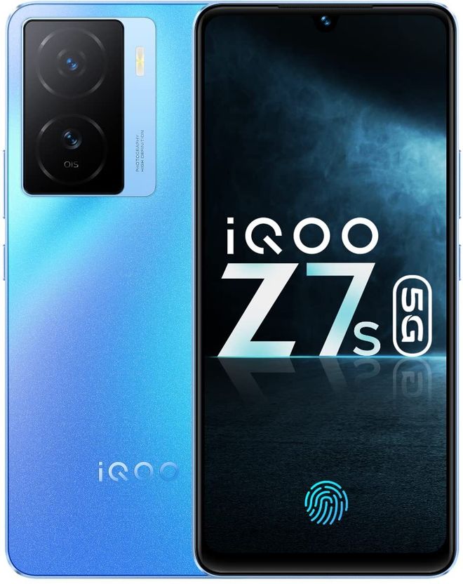 IQOO Z7s 5G 128GB 6GB RAM Norway Blue - Image 1