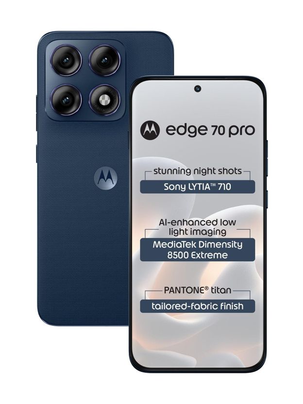 Motorola Edge 70 Pro Blue 256GB - Image 1