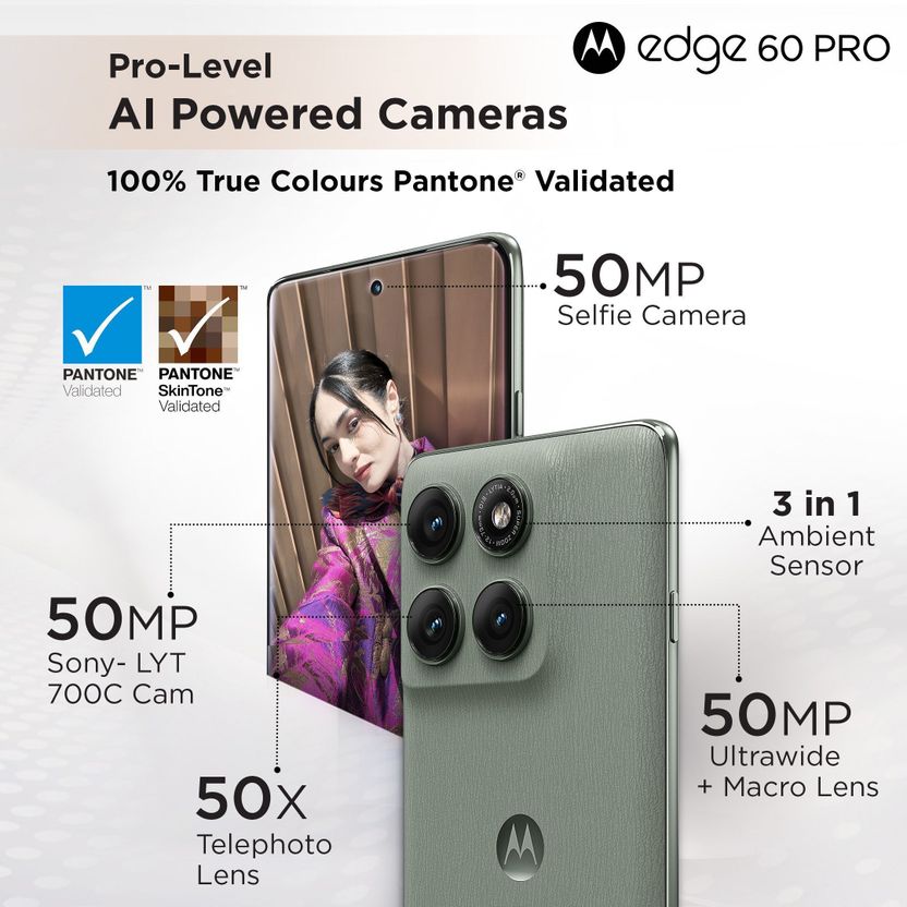 Motorola Edge 60 Pro 256GB 8GB RAM Pantone Shadow - Image 7