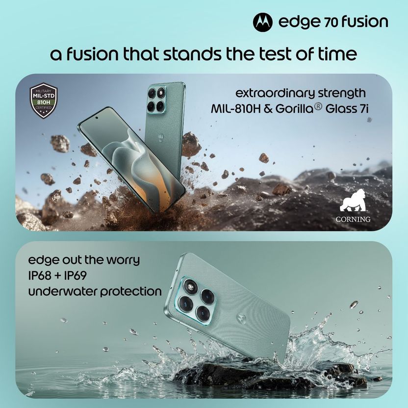 Motorola Edge 70 Fusion 512GB 12GB RAM Blue - Image 8