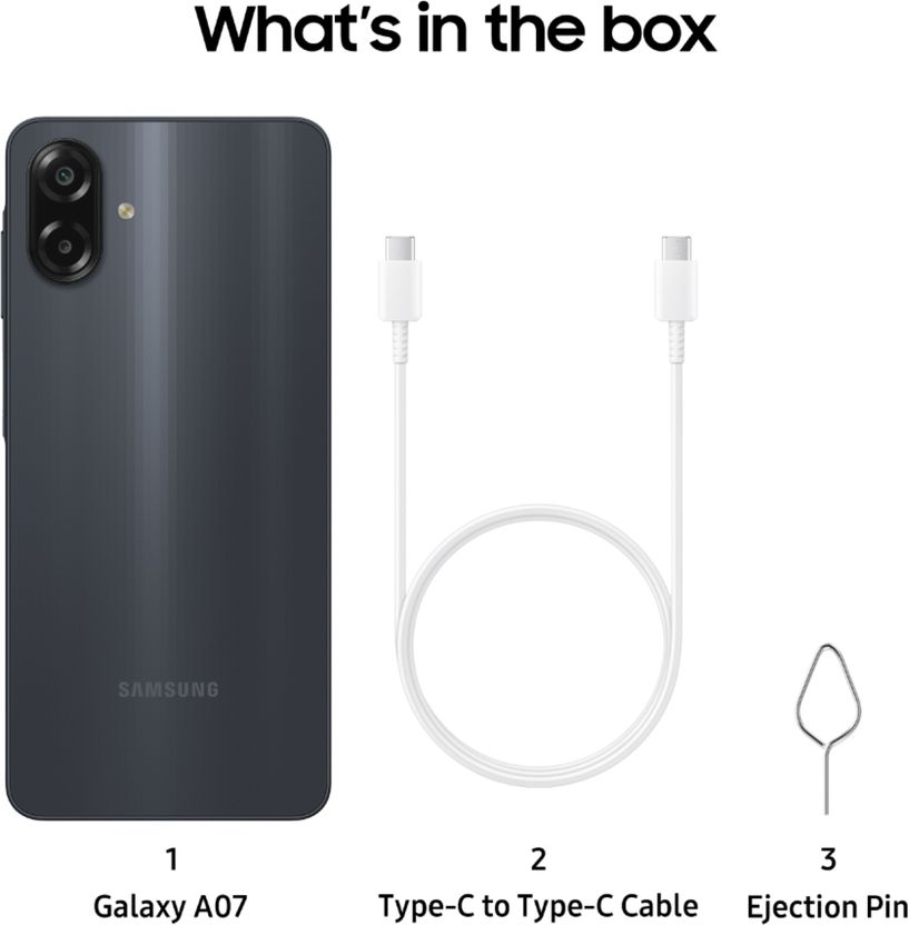 Samsung Galaxy A07 LTE 64GB 4GB RAM Black - Image 9