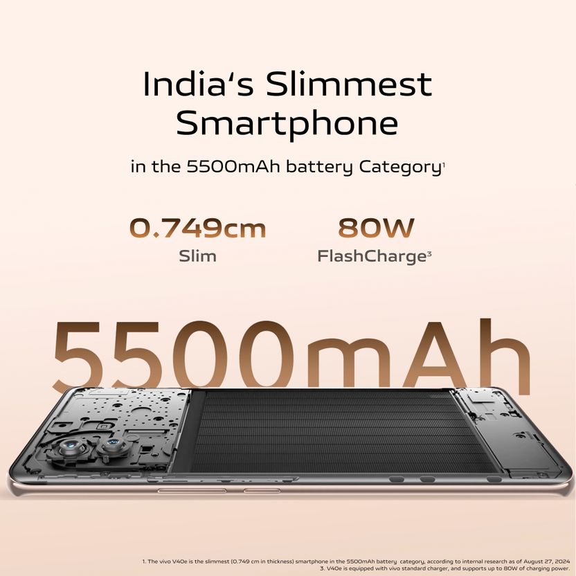 vivo V40e 5G (Royal Bronz, 128GB, 8GB RAM) - Image 6