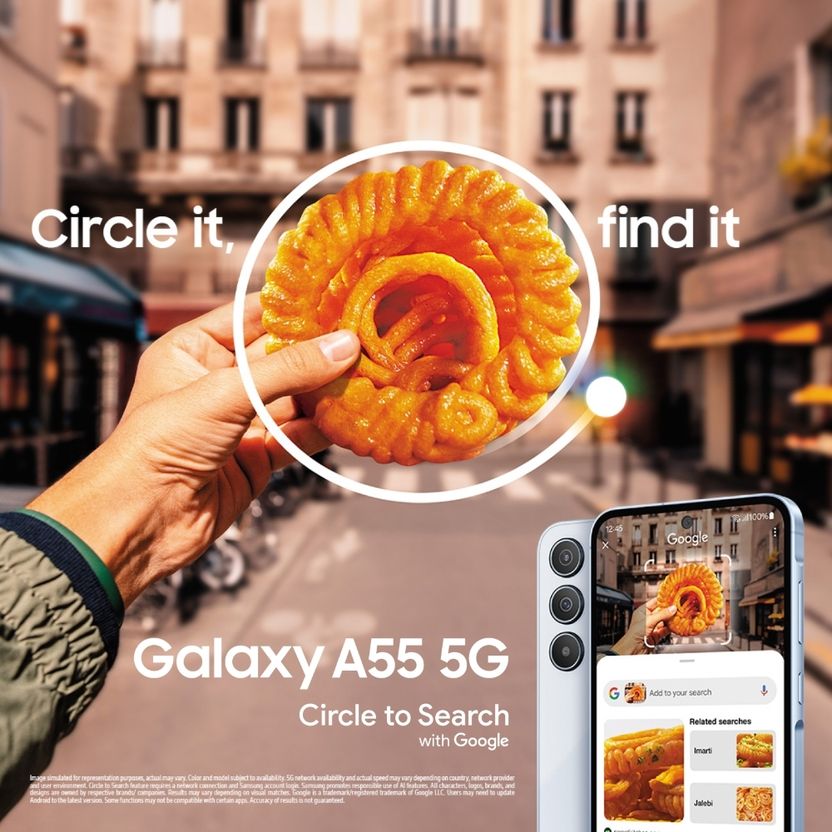 Samsung Galaxy A55 5G 128GB 8GB RAM Iceblue - Image 2
