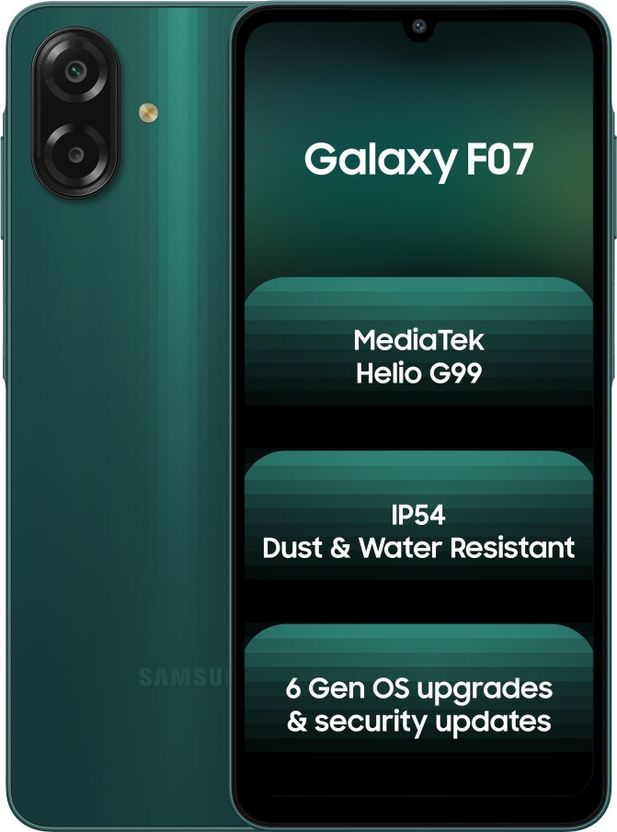 Samsung Galaxy F07 64GB 4GB RAM Green - Image 1