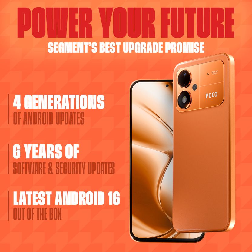 POCO M8 Power 5G 128GB 6GB RAM Orange - Image 8