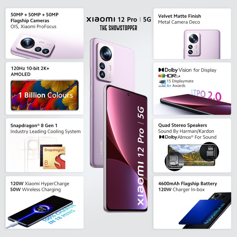 Mi 12 Pro 5G 256GB 12GB RAM Purple - Image 4
