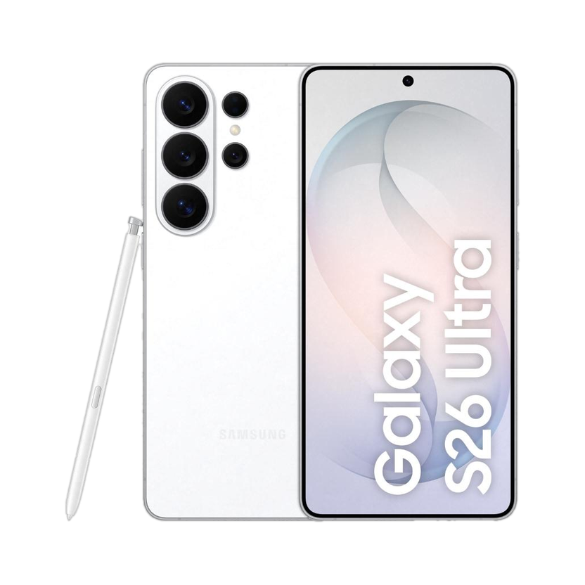 Samsung गैलेक्सी एस26 अल्ट्रा 5जी (सफेद, 512 GB) (12 GB RAM) - Image 1