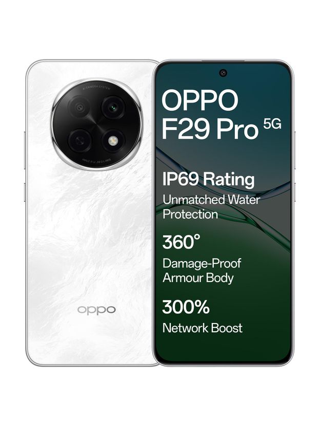 OPPO F29 Pro 5G (Marble White, 256 GB, 8 GB RAM) - Image 1