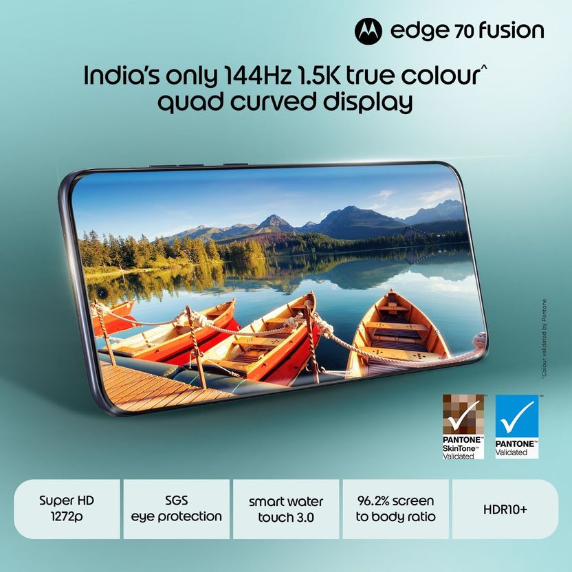 Motorola Edge 70 Fusion 512GB 12GB RAM Blue - Image 5