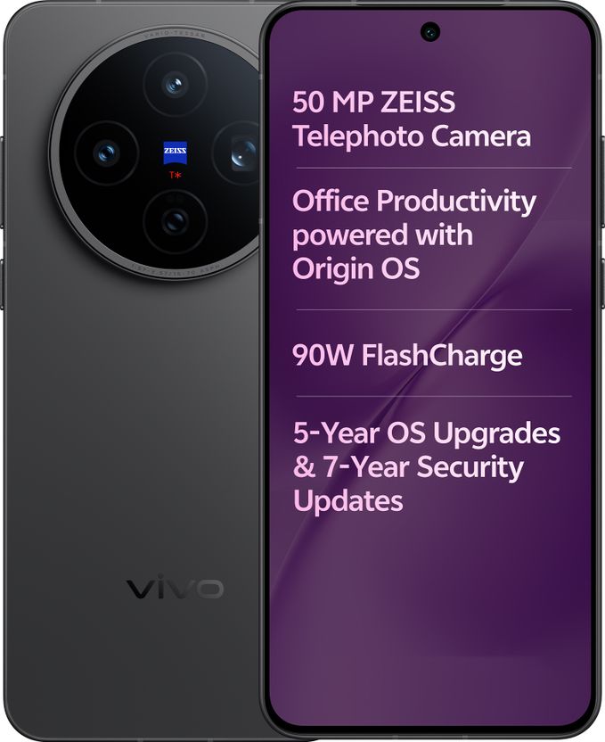 vivo X200T 12GB RAM 256GB Black - Image 1