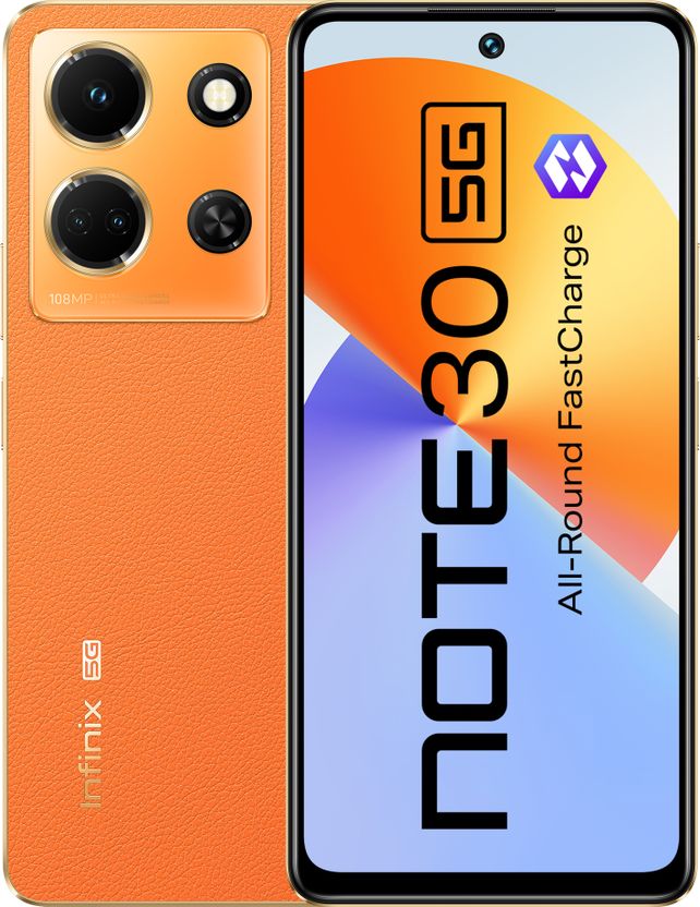 Infinix Note 30 5G 128GB 4GB RAM Sunset Gold - Image 10