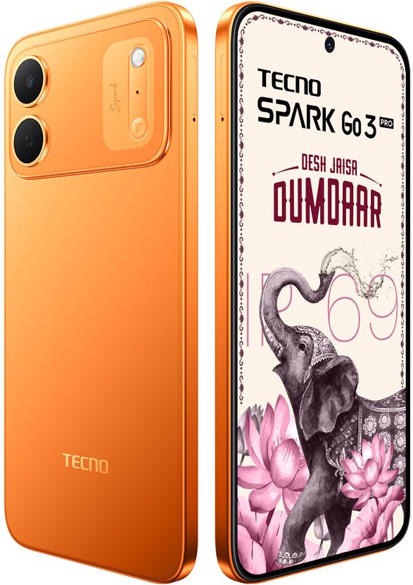 Tecno Spark Go 3 Pro 128GB 4GB RAM Orange - Image 4