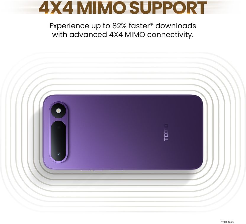Tecno Spark 50 5G (Fantasy Purple, 128 GB, 4 GB RAM) - Image 7