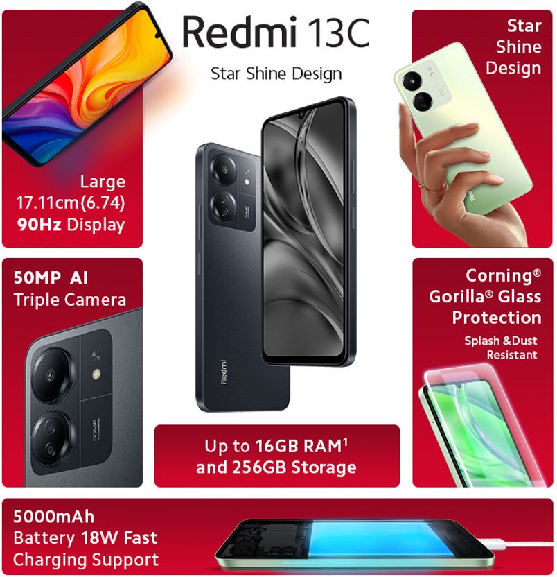 REDMI 13C (256 GB Storage, 8 GB RAM) Online at Best Price On Flipkart.com - Image 5